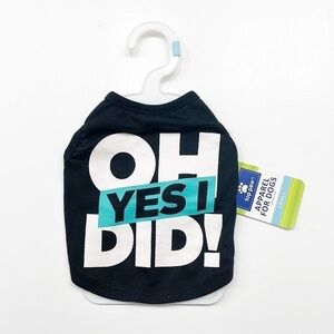 NEW Top Paw Oh Yes I Did Dog Tank Top